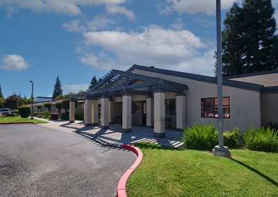 The front entrance to Turlock Residential