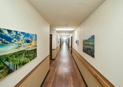 The hallway of Turlock Residential