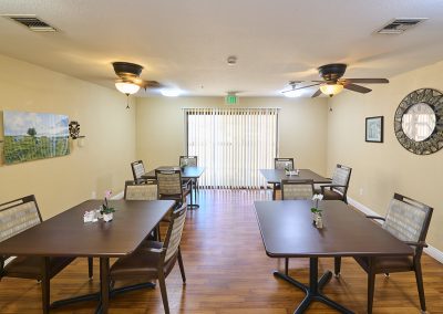 A dining room at Turlock Residential